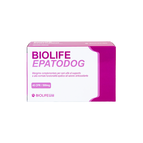 Biolife Epatodog | Mangime Complementare | 45 compresse da 500mg